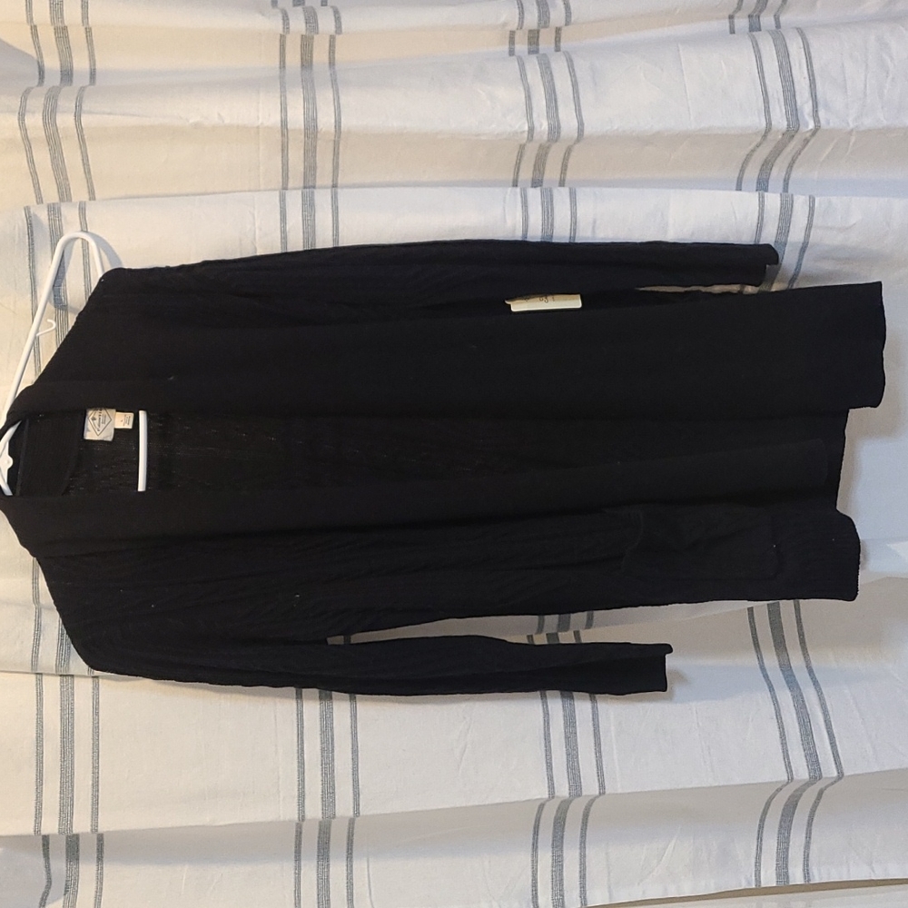 Large Black Cardigan